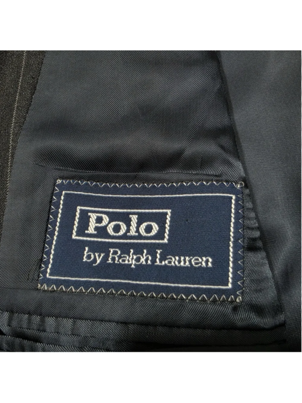 Polo Ralph Lauren Blazer Mens 40R Gray Pinstripe Worsted Union Made In Italy